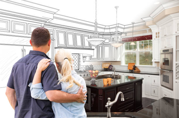 Custom kitchen cabinets installed in a Osceola home